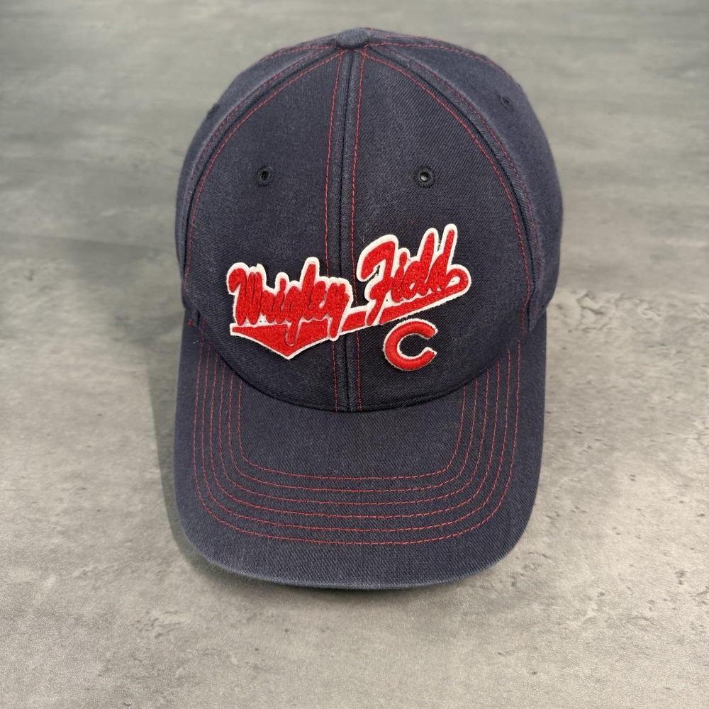 Vintage Chicago Cubs Hat Twins Enterprise Cap Wrigley Field Stretch Flex Fitted